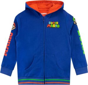 Sweat zippé Luigi Super Mario pour garçon