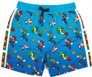 Short de bain Luigi Super Mario pour garçon