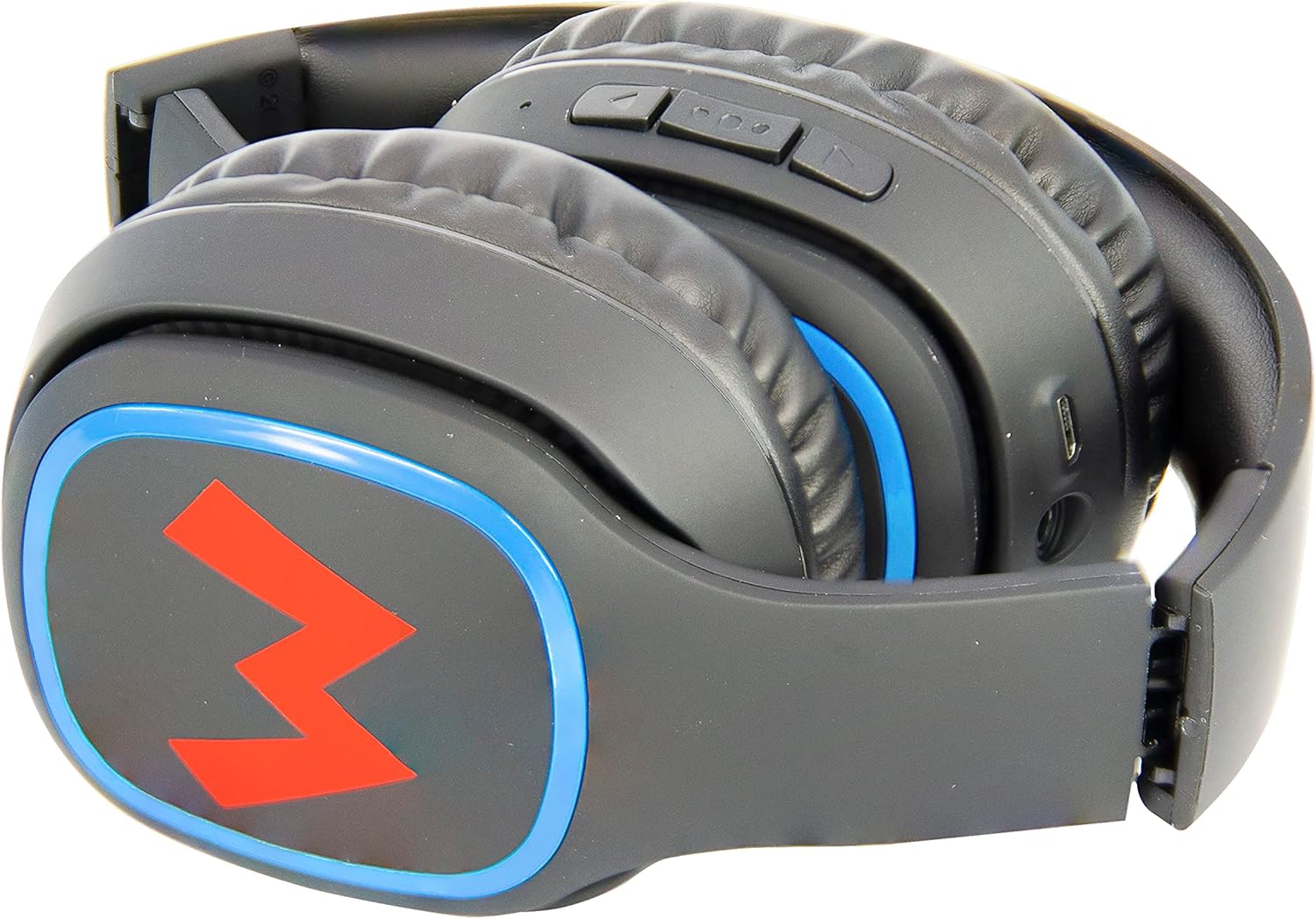 Casque audio Bluetooth Super Mario Icon noir, pliable et arceau rembourré – Image 7