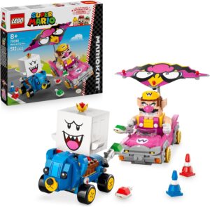 LEGO Super Mario Mario Kart Wario et Roi Boo avec 2 voitures 72038