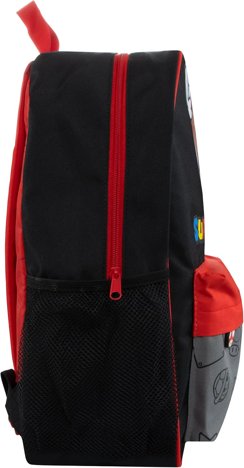 Sac à dos enfant Super Mario noir avec Mario – Image 3