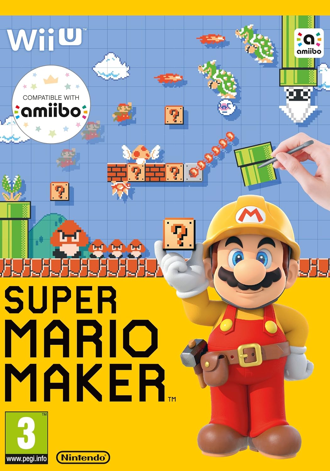 Jeu Wii Mario Super Mario Maker au style Unique