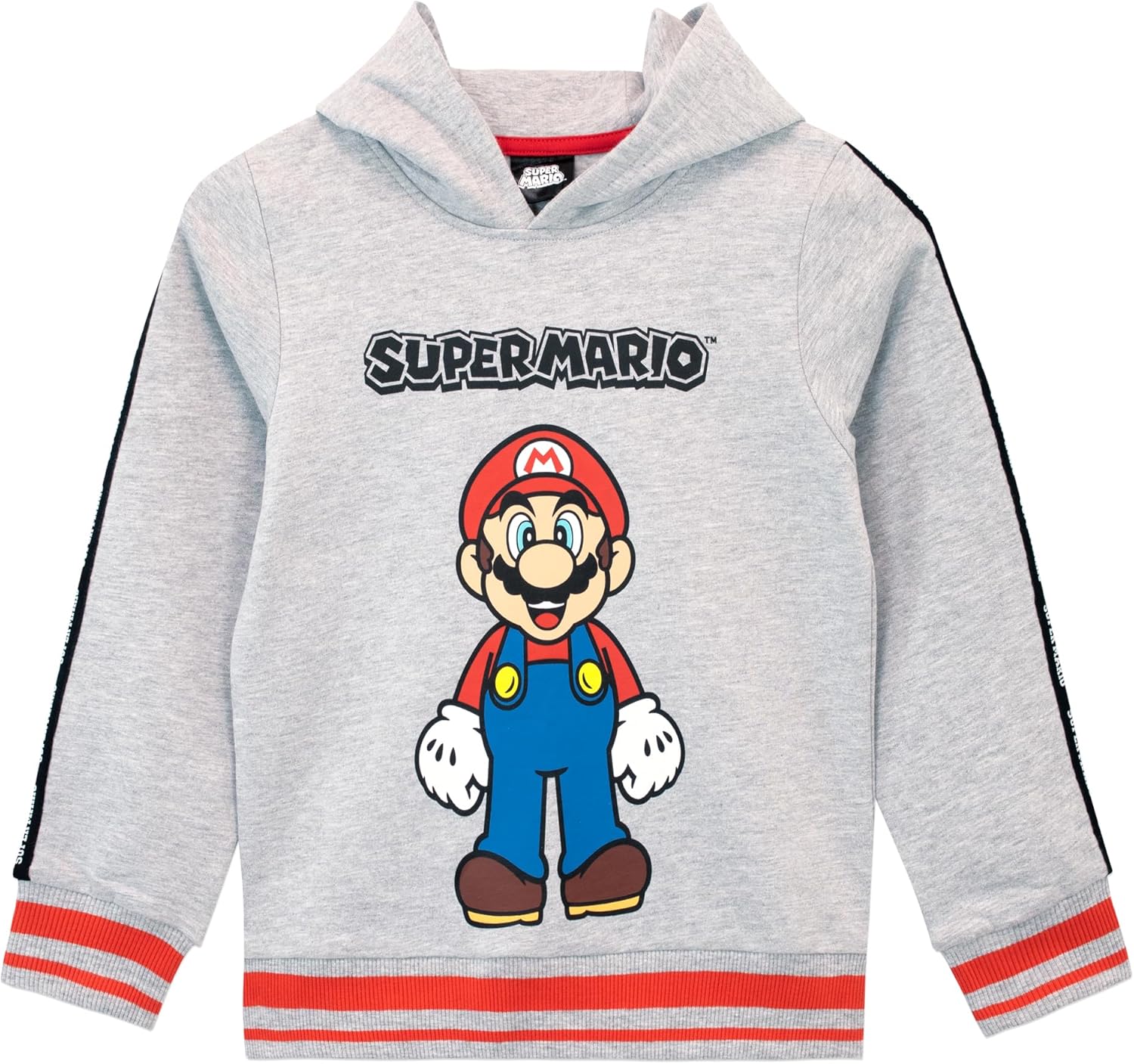 Sweat à capuche garçon Super Mario avec logo, 3 à 12 ans