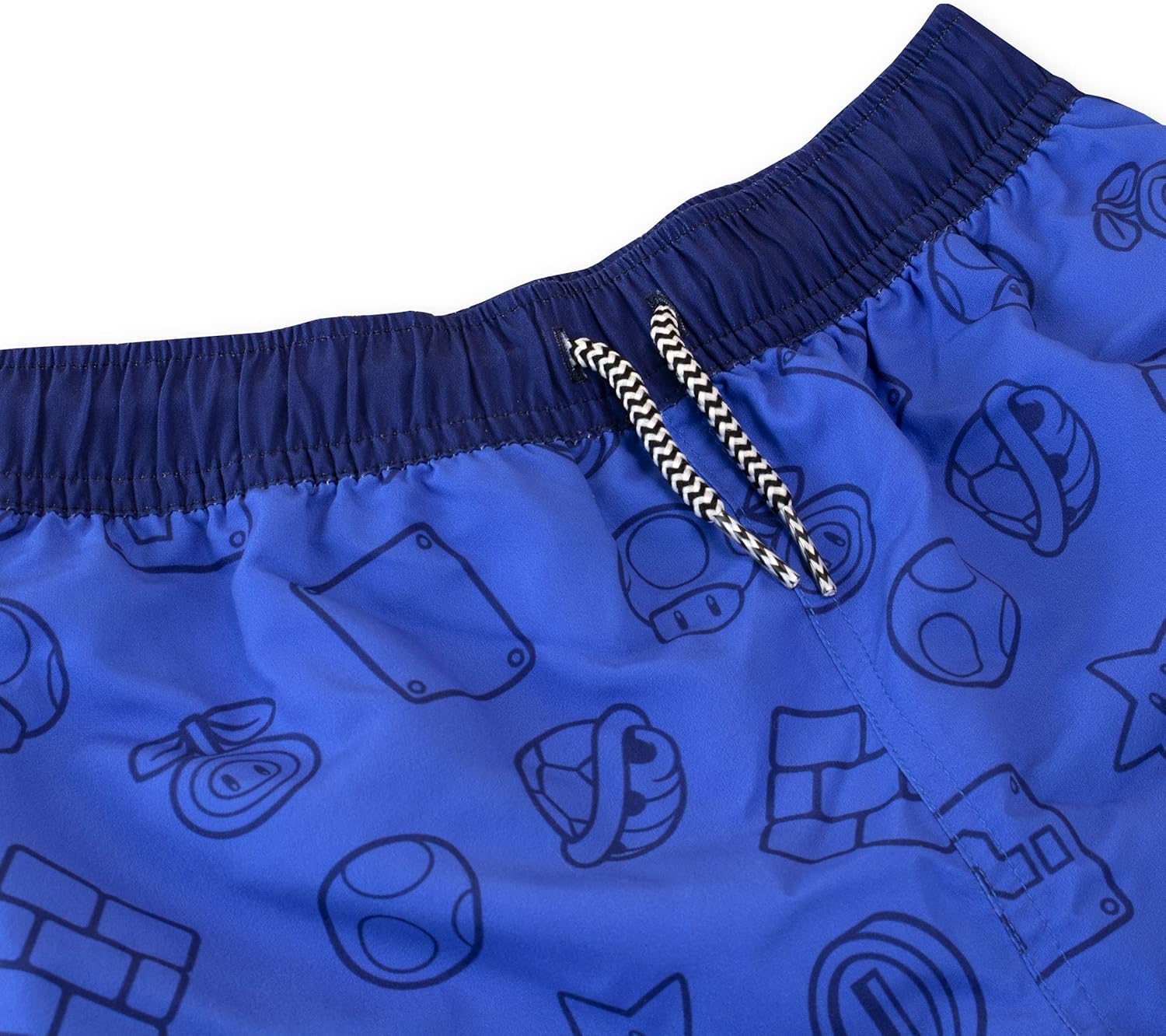 Short de bain enfant Mario bleu, univers Super Mario Bros. – Image 3