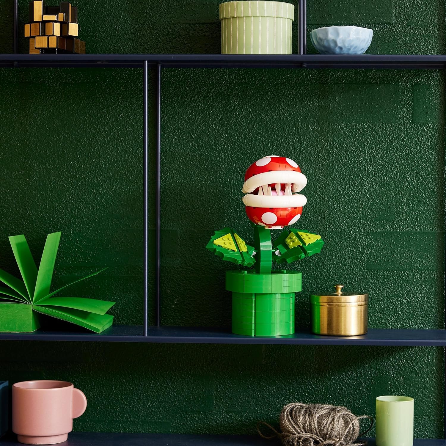 Plante Piranha LEGO Super Mario articulée avec tuyau et 2 pièces 71426 – Image 3