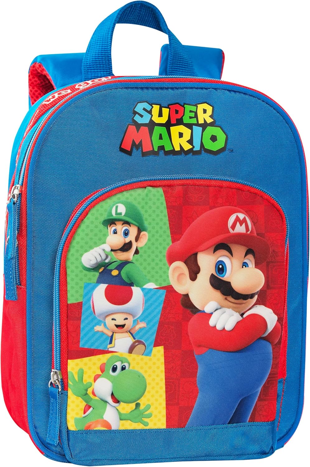 Sac à dos enfant Super Mario avec dos et fond thermoformés