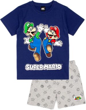Pyjama short Nintendo Super Mario avec Luigi pour enfant
