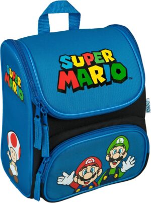 Cartable maternelle Scooli CUTIE Super Mario avec poche frontale