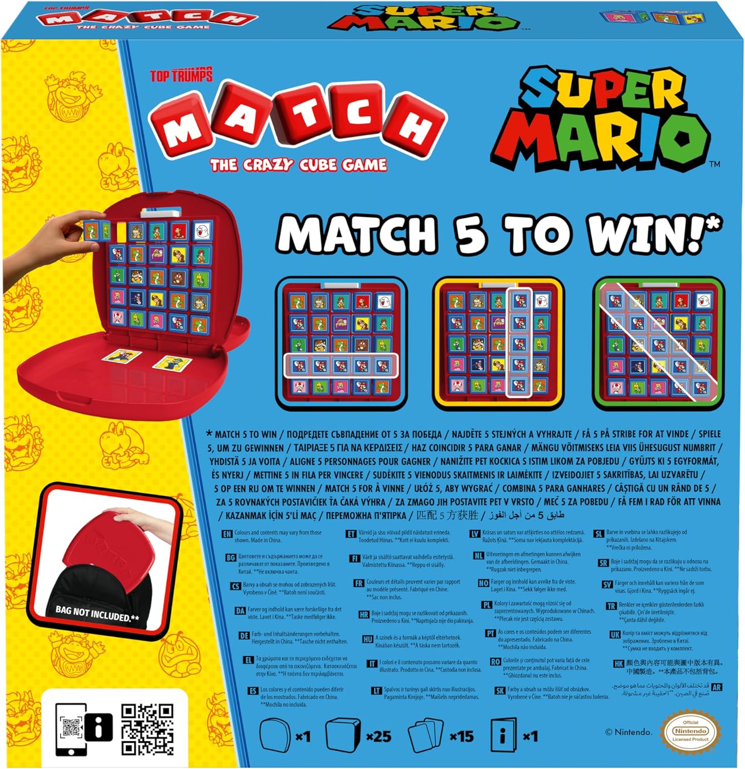 Super Mario Match Top Trumps, jeu Mario de logique pour 2 joueurs dès 4 ans – Image 3