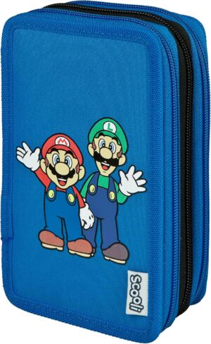 Trousse remplie Scooli Super Mario avec stylos et accessoires