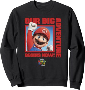 Sweat Mario The Super Mario Bros. Movie Our Big Adventure Begins Now