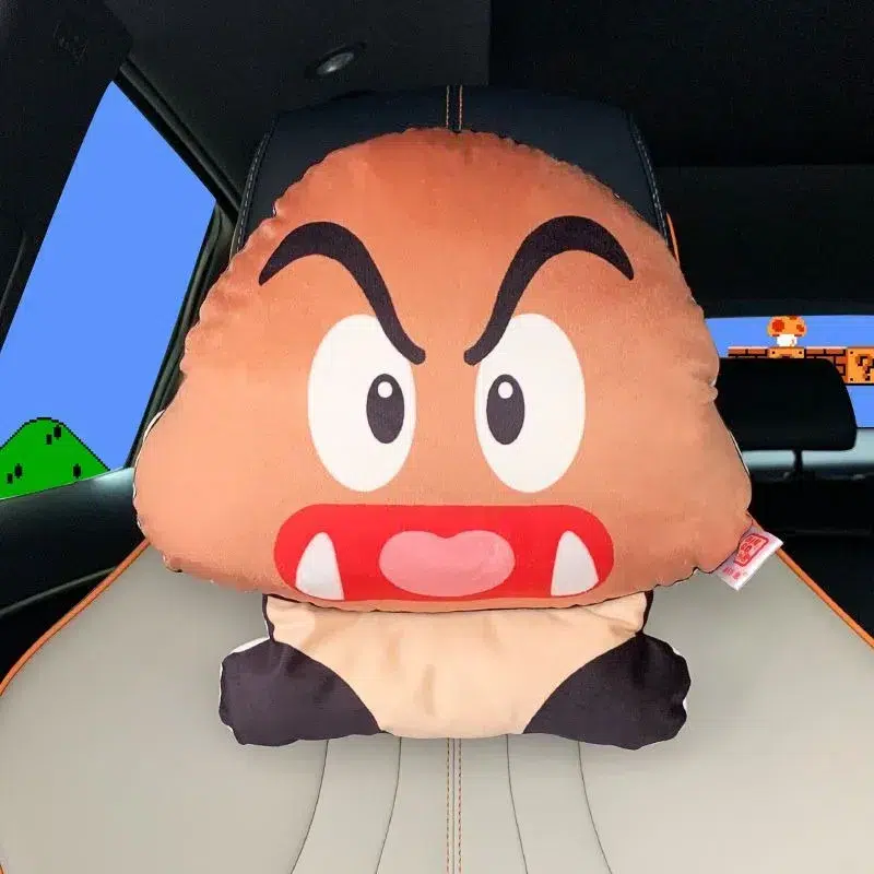 Coussin de cou Mario pour voiture en polyester 30cm – Image 8