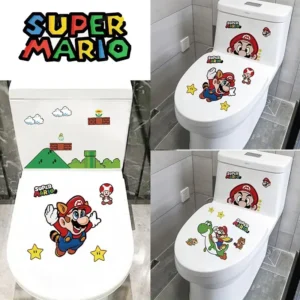Sticker WC Mario en plastique 21x30cm