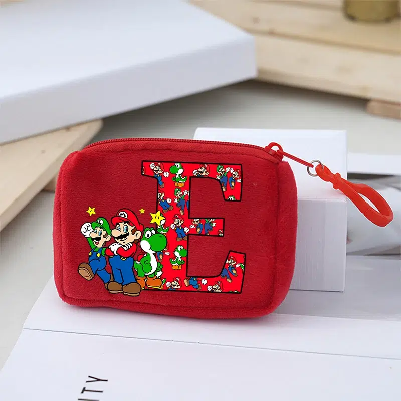 Portemonnaie Mario initiale en polyester 10CM – Image 5
