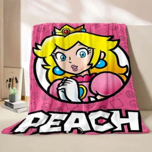 Couverture Mario Princesse Peach en polyester