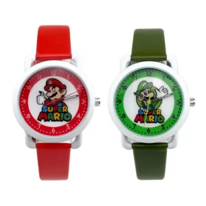 Montre enfant Mario réglable en simili cuir