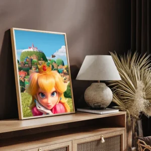 Poster Mario et Peach avec tailles au choix