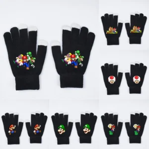 Gants Mario en polyester, modèles A à E
