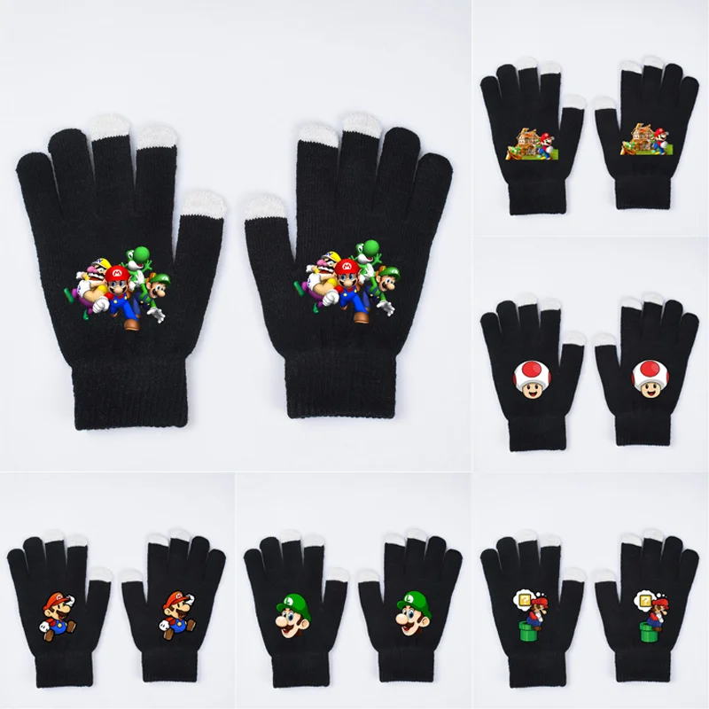 Gants Mario en polyester, modèles A à E