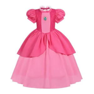 Déguisement Mario de Princesse Peach en polyester