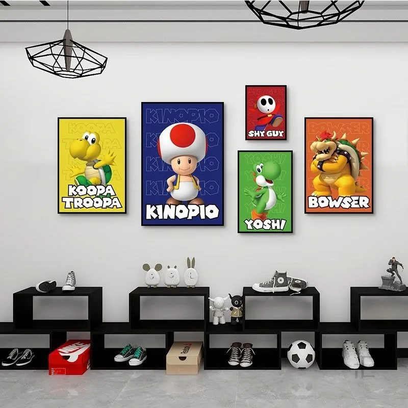 Poster univers Mario en papier, plusieurs formats – Image 3