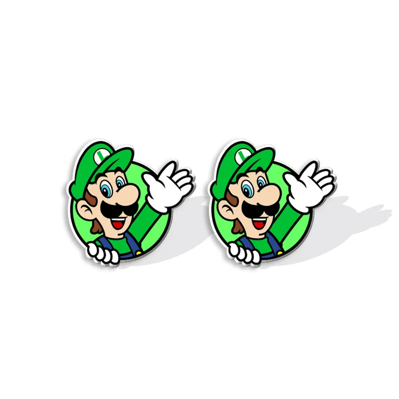 Boucles d’oreille Mario avec modèles Peach, Luigi, Piranha et autres personnages – Image 3