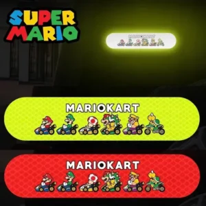 Bande réflectrice Mario en sticker 27x6cm