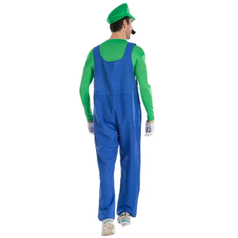 Déguisement adulte Mario et Luigi en polyester – Image 3