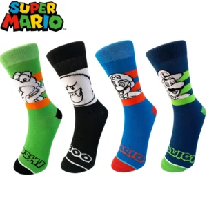 Chaussettes Mario pour homme en polyester 38-44