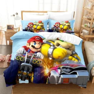 Housse de couette Mario Kart en polyester