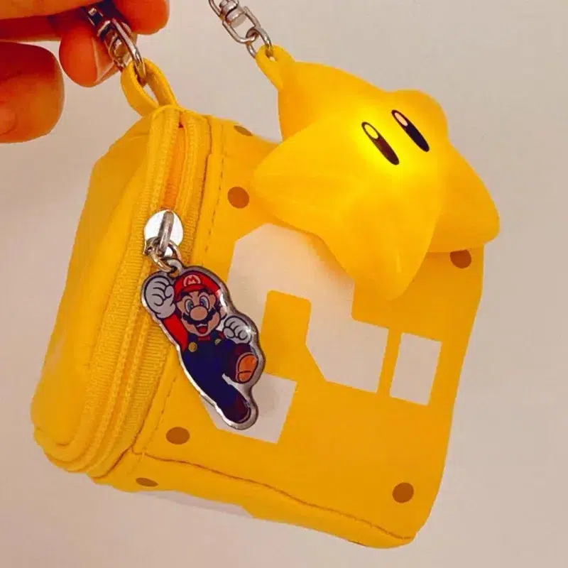 Porte-monnaie Mario boîte "?" en polyester 8x8cm – Image 4