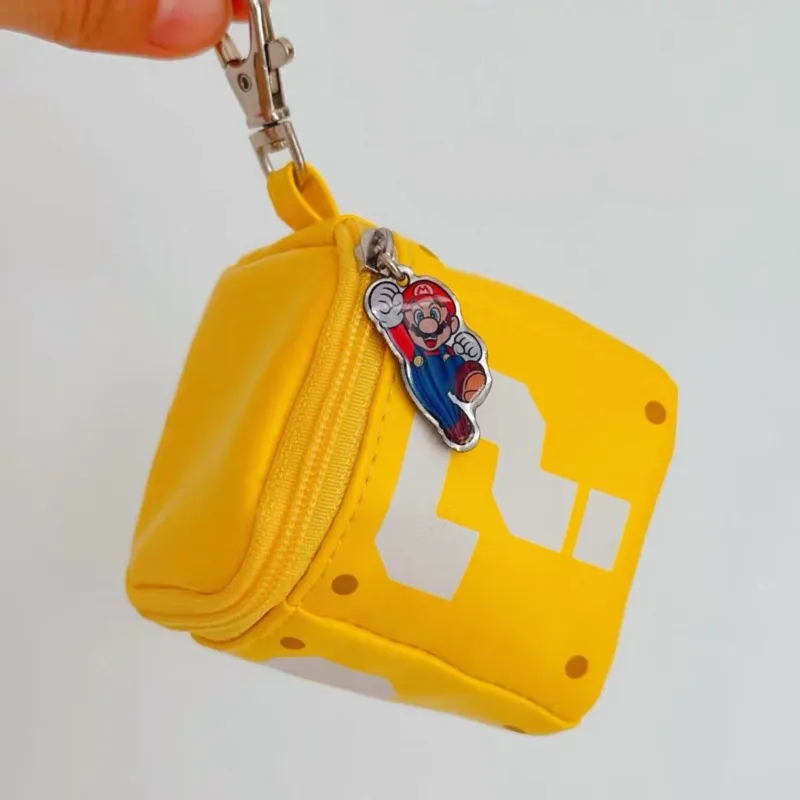 Porte-monnaie Mario boîte "?" en polyester 8x8cm – Image 5