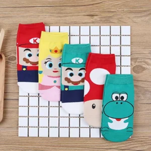 Pack de 5 chaussettes Mario taille 32-38