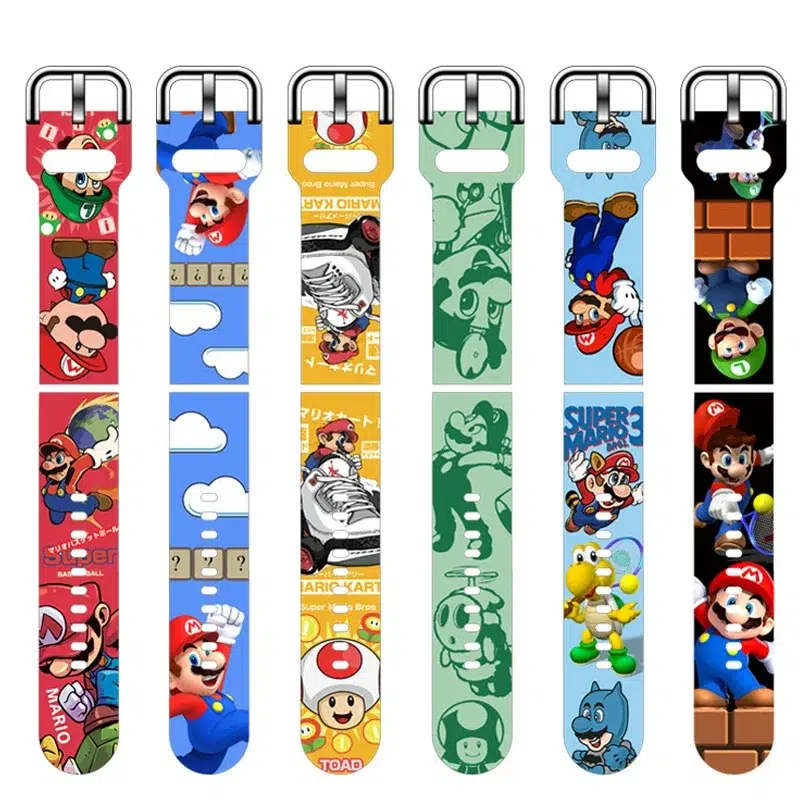Bracelet Super Mario en silicone 20MM ou 22MM pour Samsung Galaxy Watch – Image 2