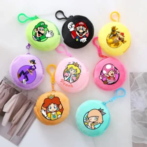 Petit porte-monnaie Mario en polyester 8.5cm