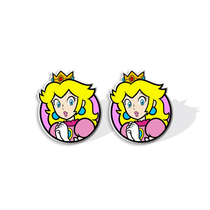 Boucles d’oreille Mario avec modèles Peach, Luigi, Piranha et autres personnages – Image 6