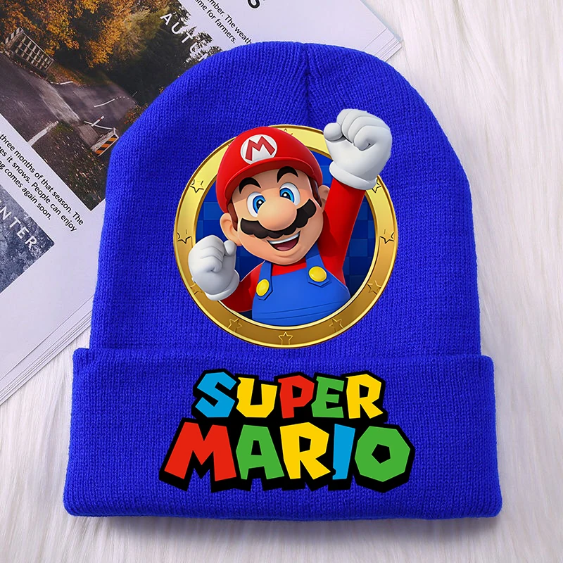 Bonnet Super Mario imprimé 56-58cm en polyester – Image 2