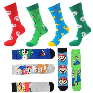 Chaussettes Super Mario Bros en polyester taille 38-44