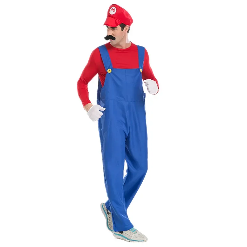 Déguisement adulte Mario et Luigi en polyester – Image 4