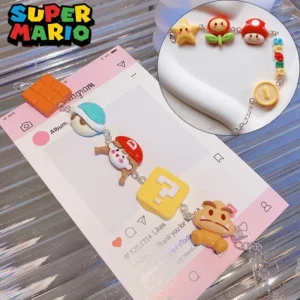 Bracelet Super Mario Bros réglable en résine et métal