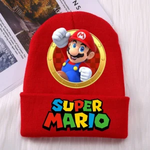 Bonnet Super Mario imprimé 56-58cm en polyester