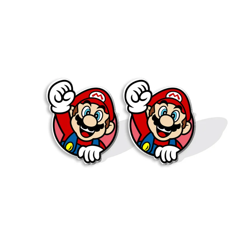 Boucles d’oreille Mario avec modèles Peach, Luigi, Piranha et autres personnages – Image 4