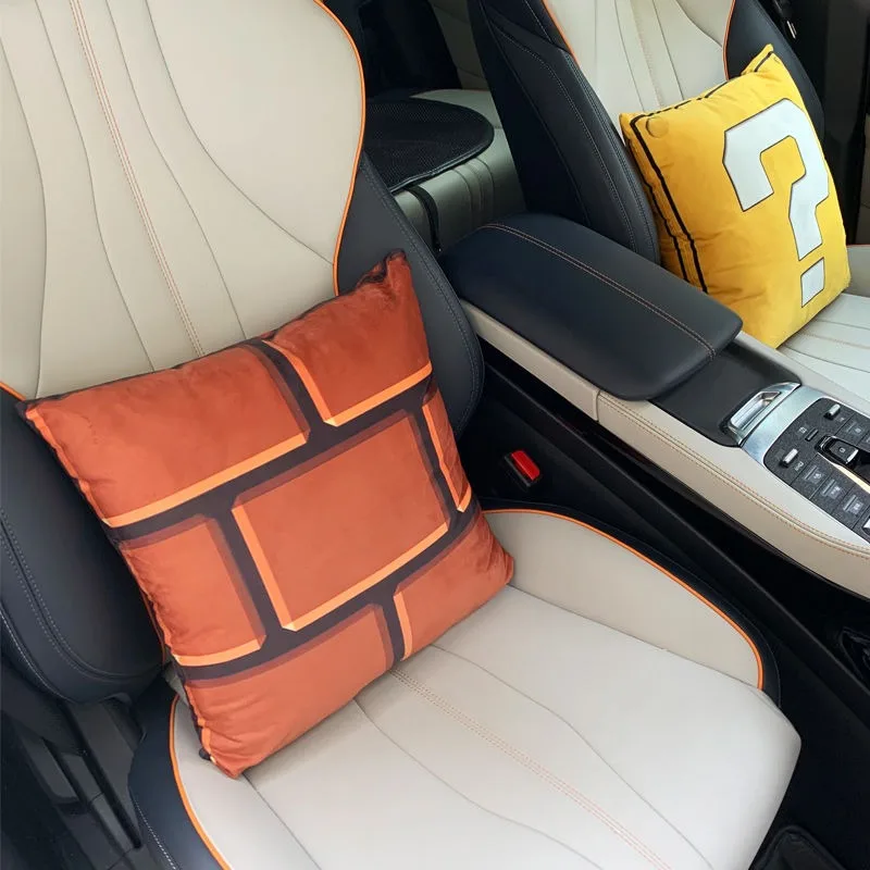 Coussin de cou Mario pour voiture en polyester 30cm – Image 5