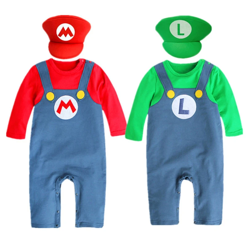 Déguisement Mario à manches longues en polyester – Image 6