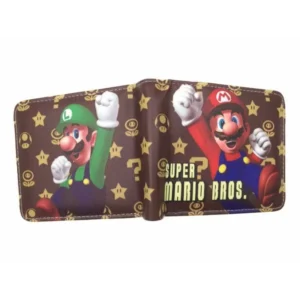 Portefeuille Mario à personnages en simili cuir 11.5X9CM
