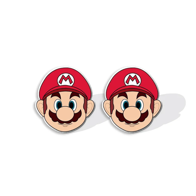 Boucles d’oreille Mario avec modèles Peach, Luigi, Piranha et autres personnages – Image 2