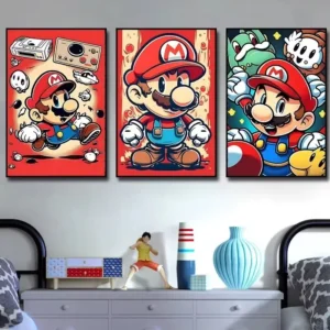 Tableau mural Super Mario en Canvas, 20 modèles