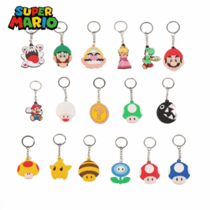 Porte-clés Super Mario original, modèles 1 à 18
