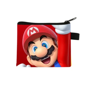 Porte-monnaie Mario personnages en Polyester 11x9cm