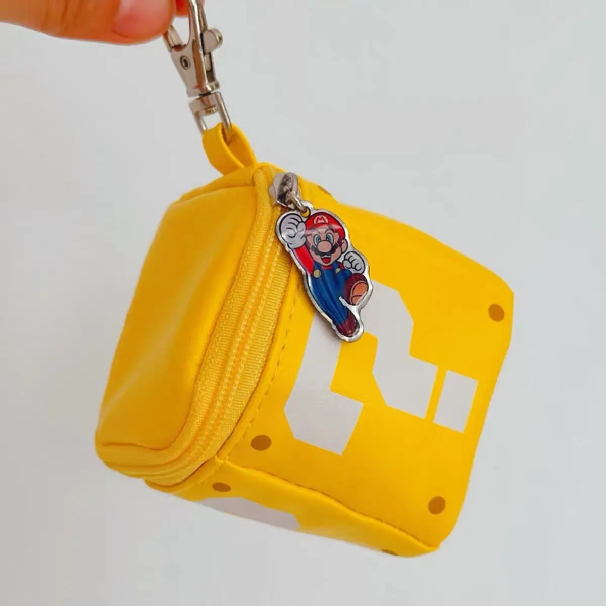 Porte-monnaie Mario boîte "?" en polyester 8x8cm – Image 6